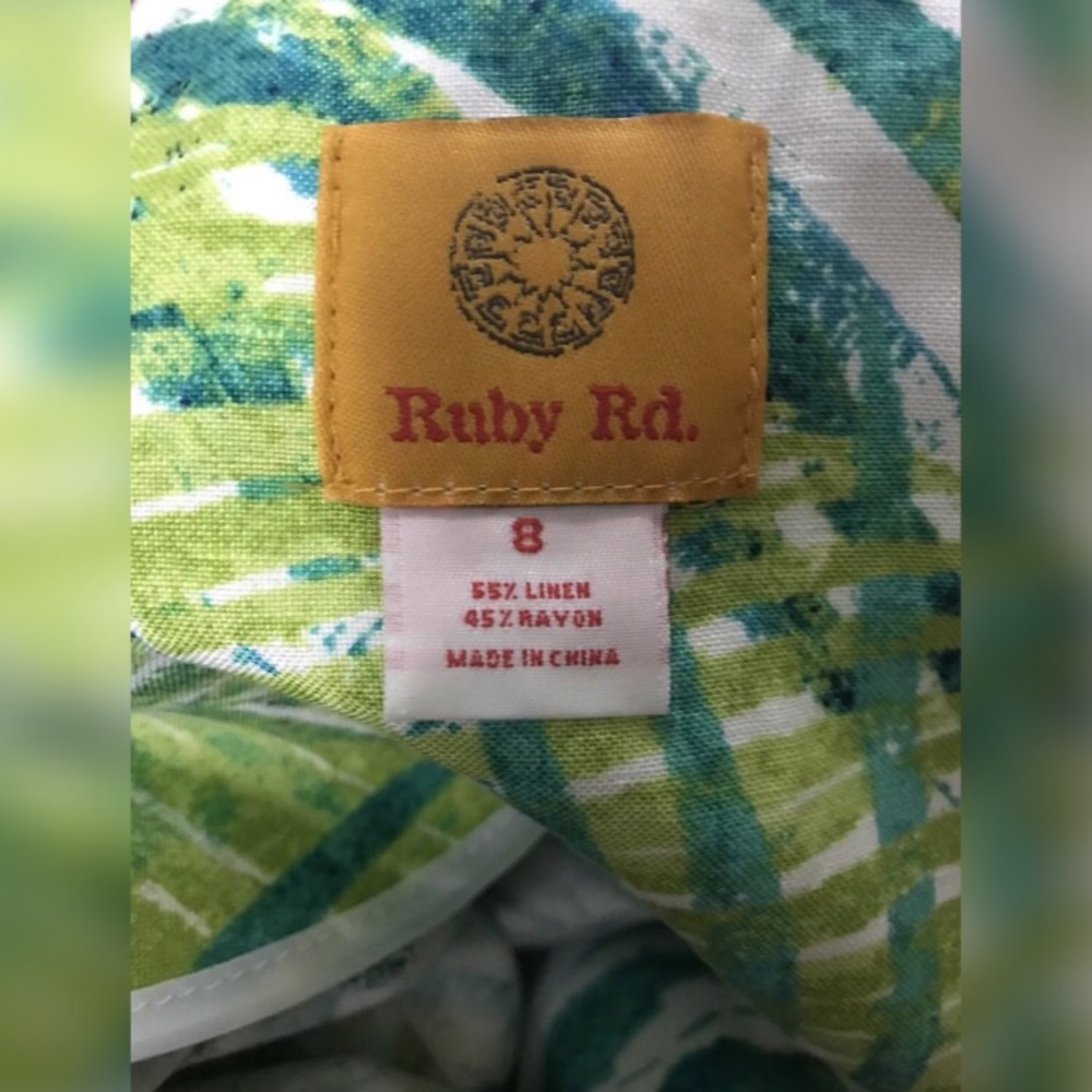 Ruby Rd. Front Zipper Tropical Jacket - image 8